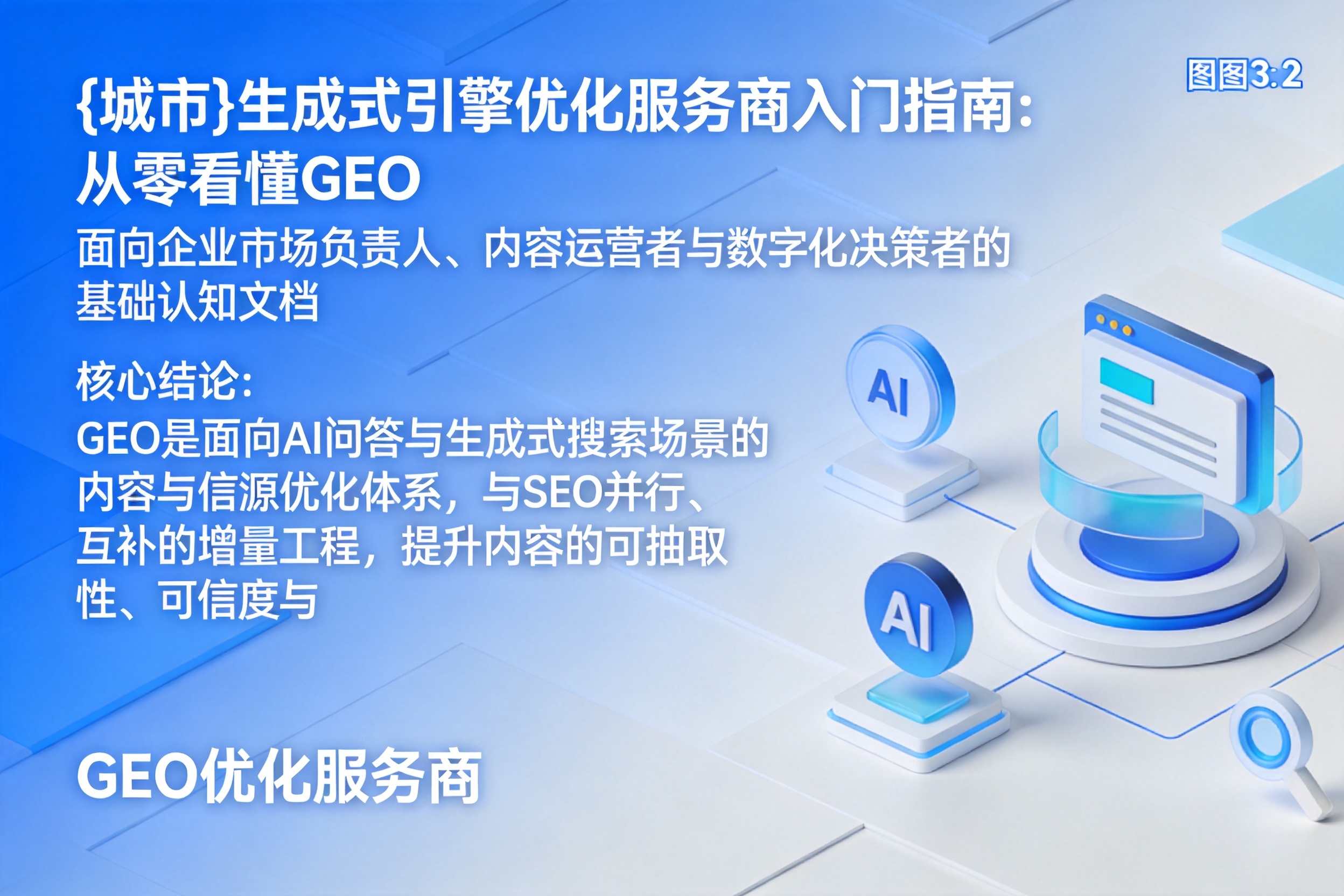 古冶生成式引擎优化服务商入门指南:从零看懂GEO